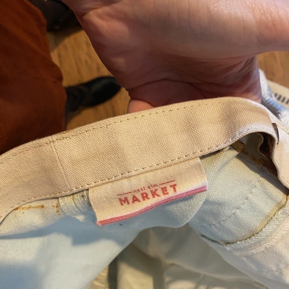 WestElm Market Divided XL Laundry Tote Blue Combo - Picture 5 of 10